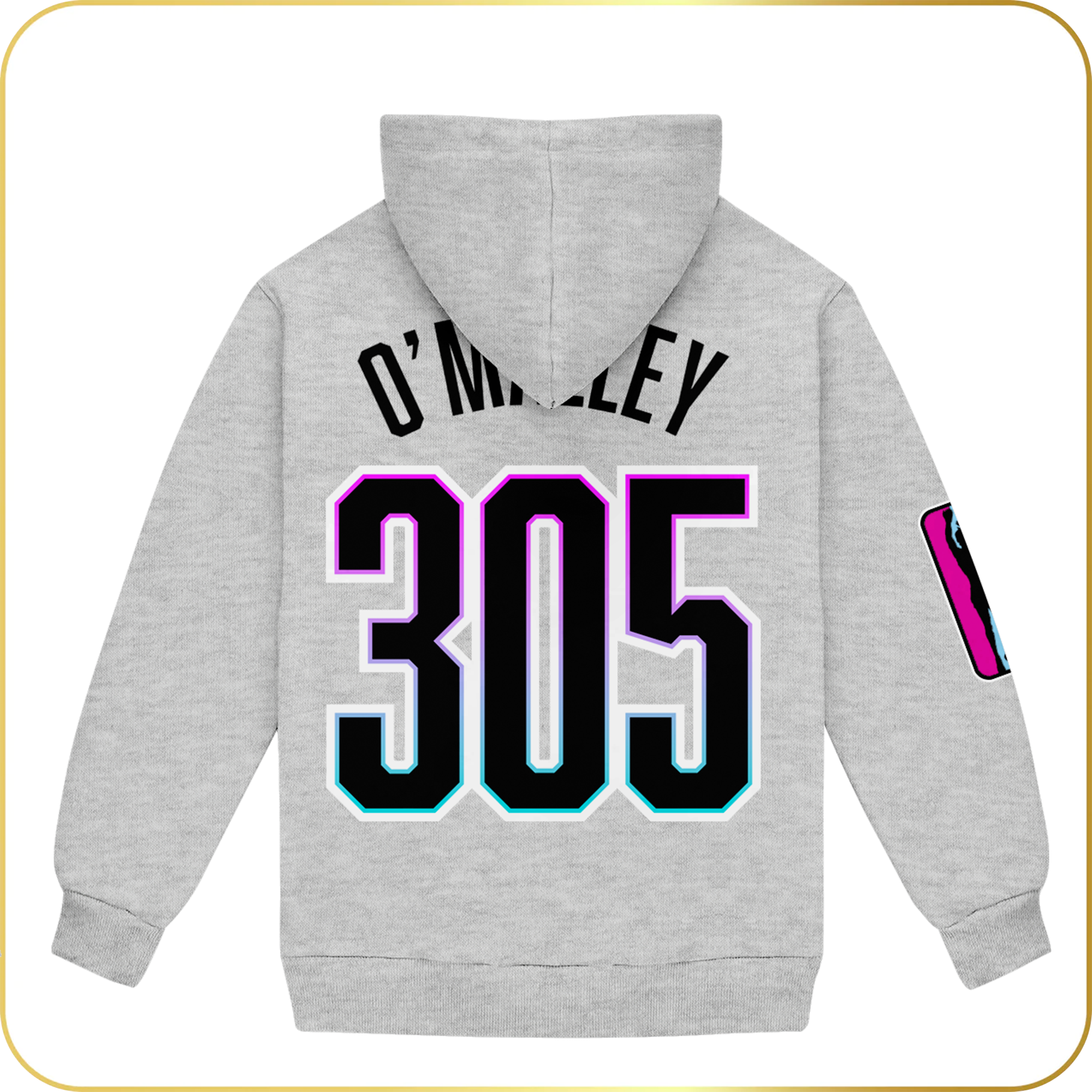 305 Heather Grey Hoodie