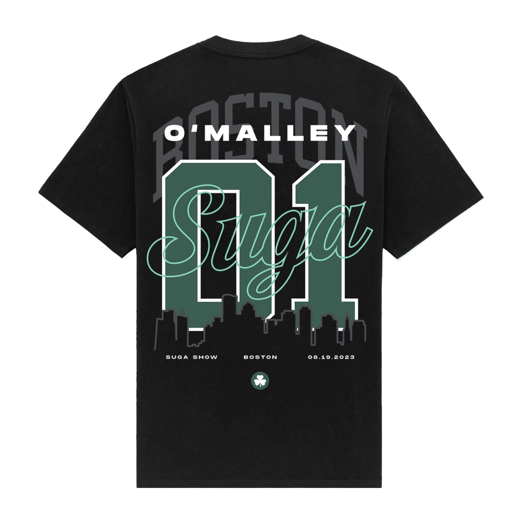 Boston Vintage Black Tee