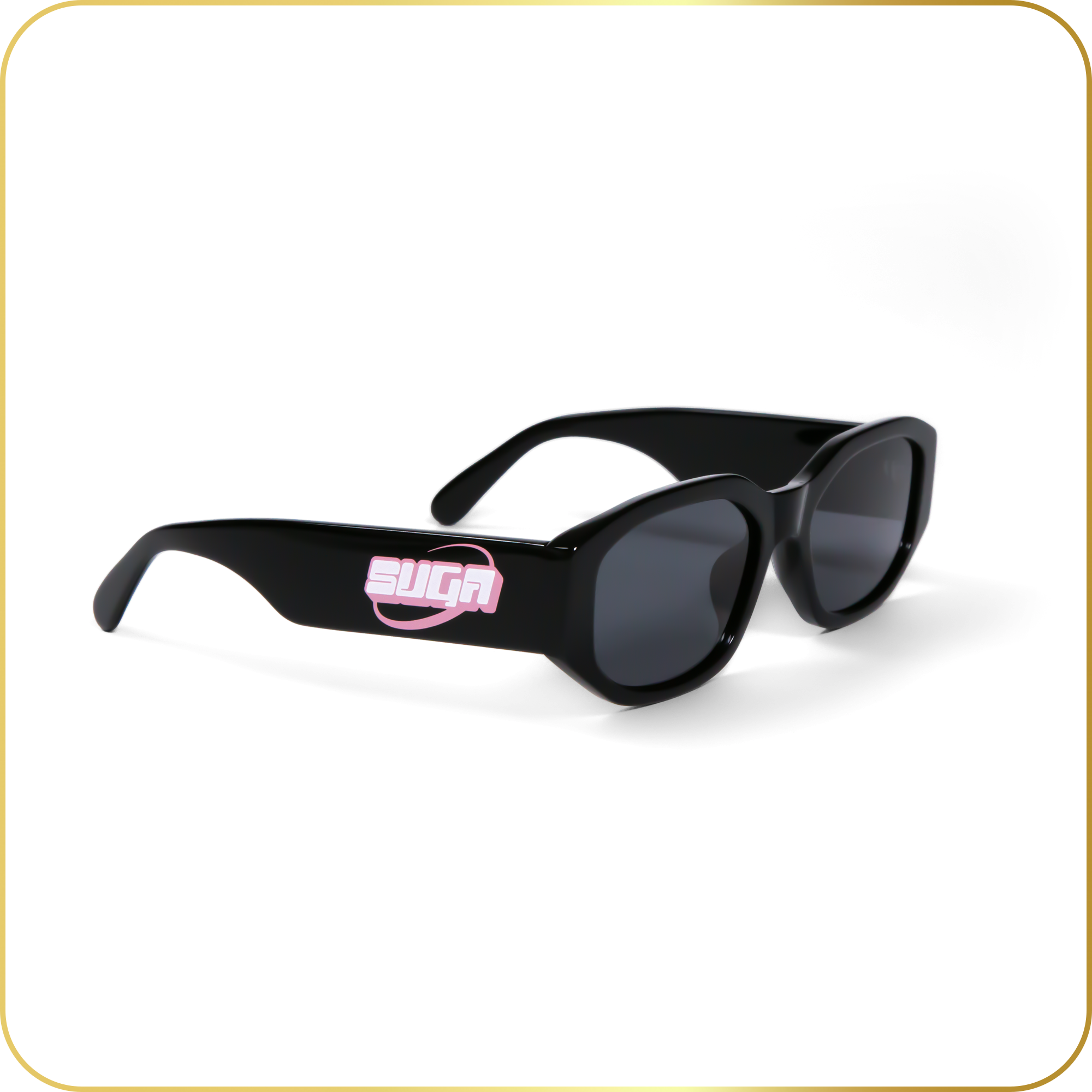 Black tribute visor shop sunglasses
