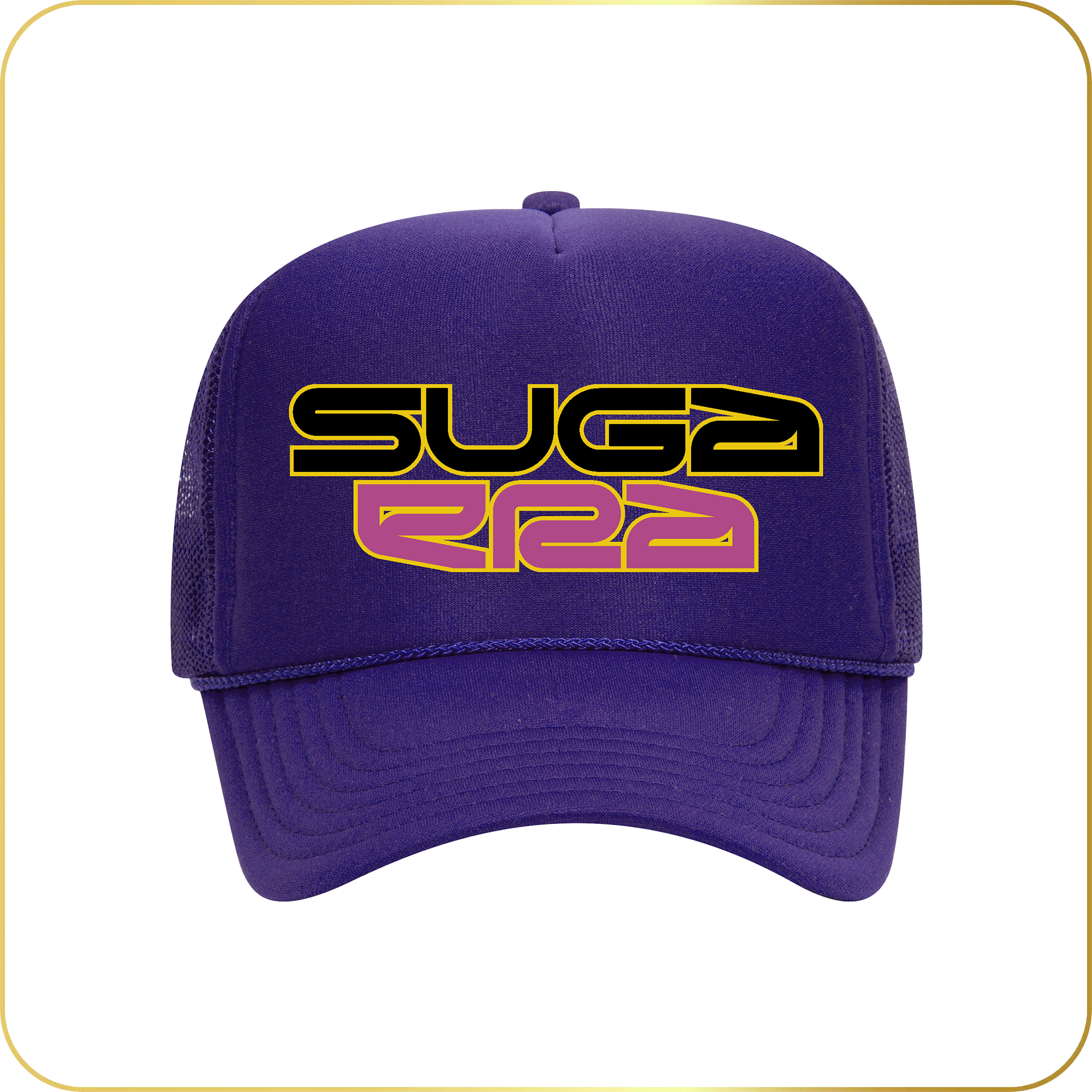 The Reign Remains Purple Trucker Hat
