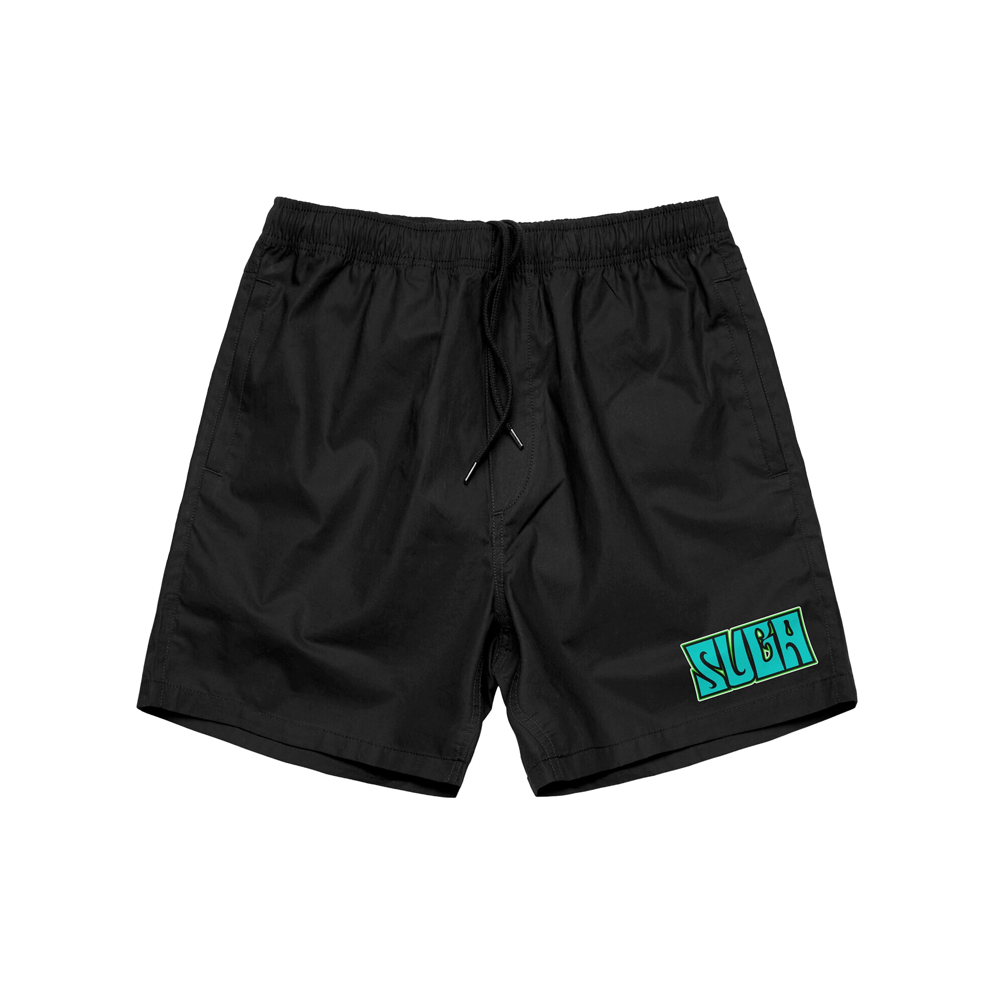 Trippin' Black Beach Shorts