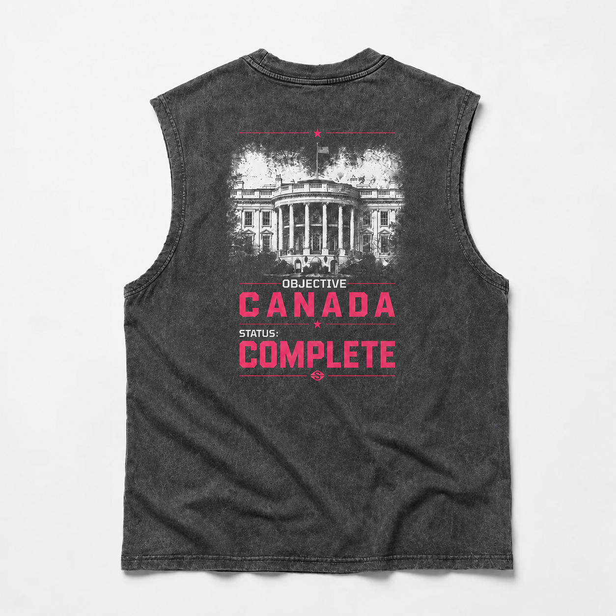 White House Snow Washed Black Tank Top