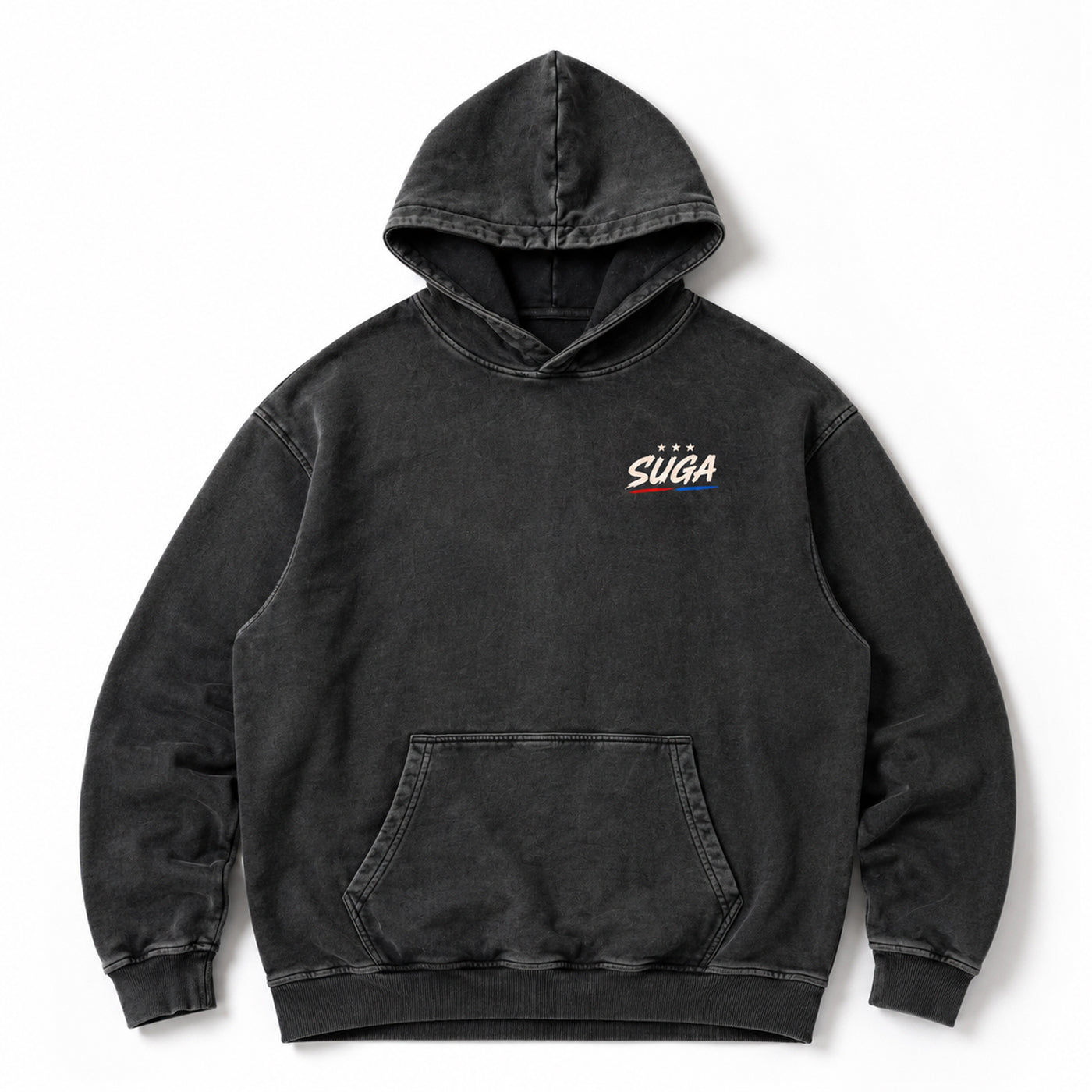 America 250 Snow Washed Black Hoodie