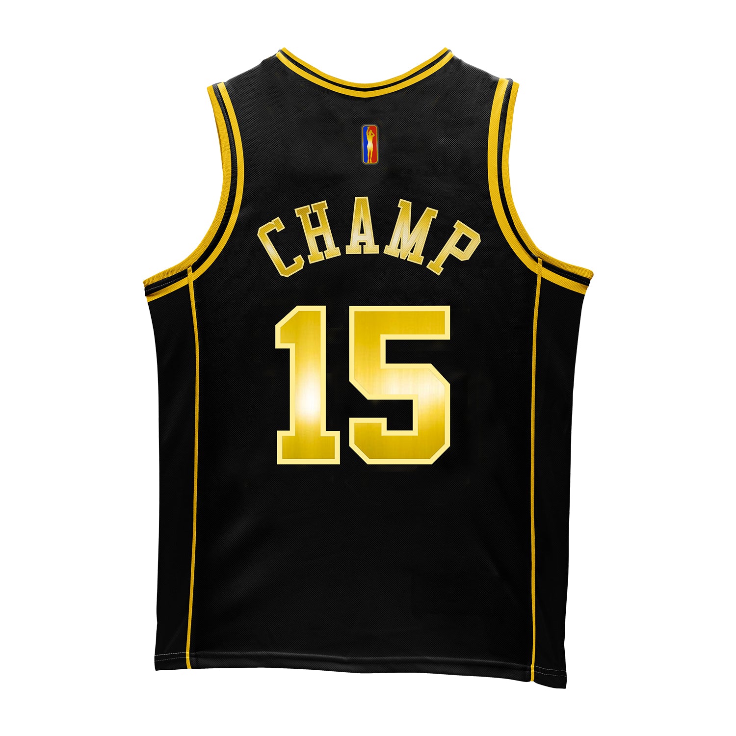 Unranked Gold/Black Jersey Back Design