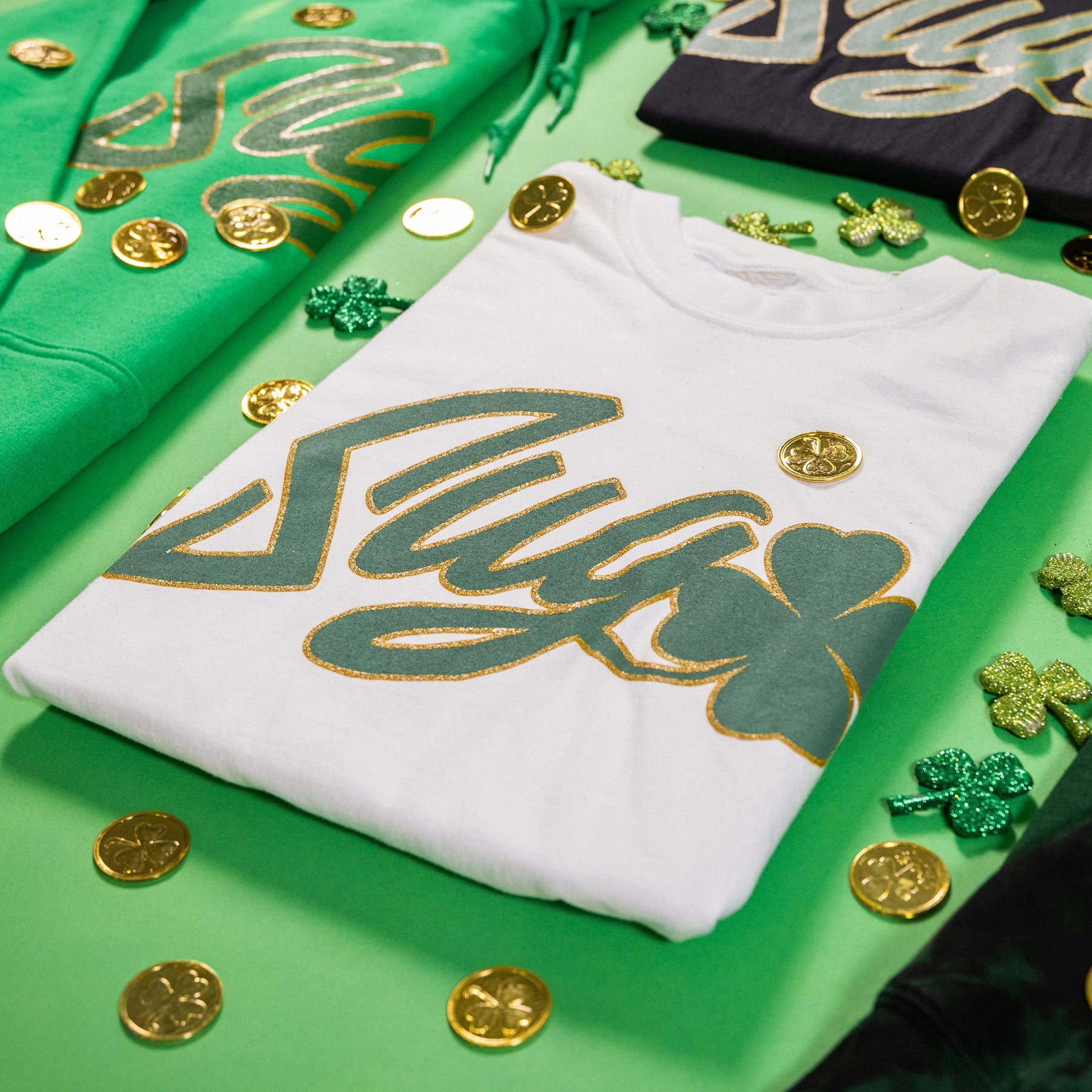 Suga Shamrock White Tee