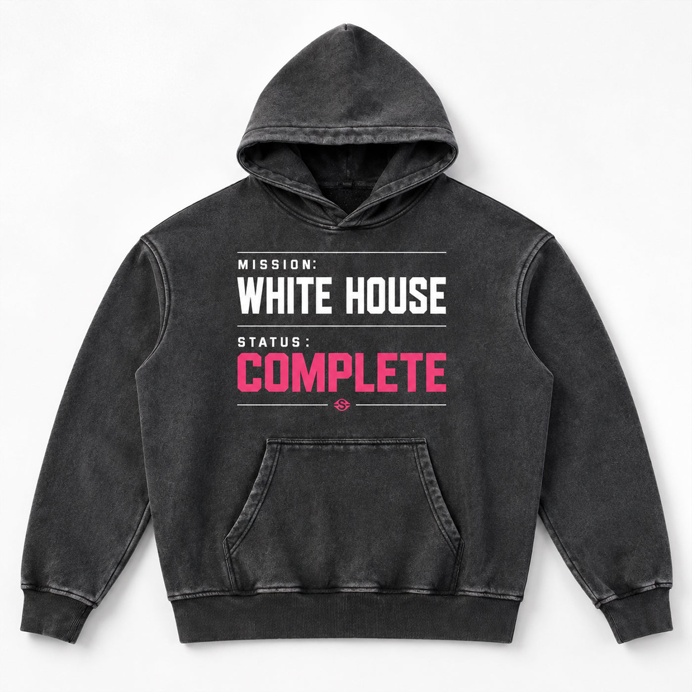Kohe Suga White House Snow Washed Black Hoodie