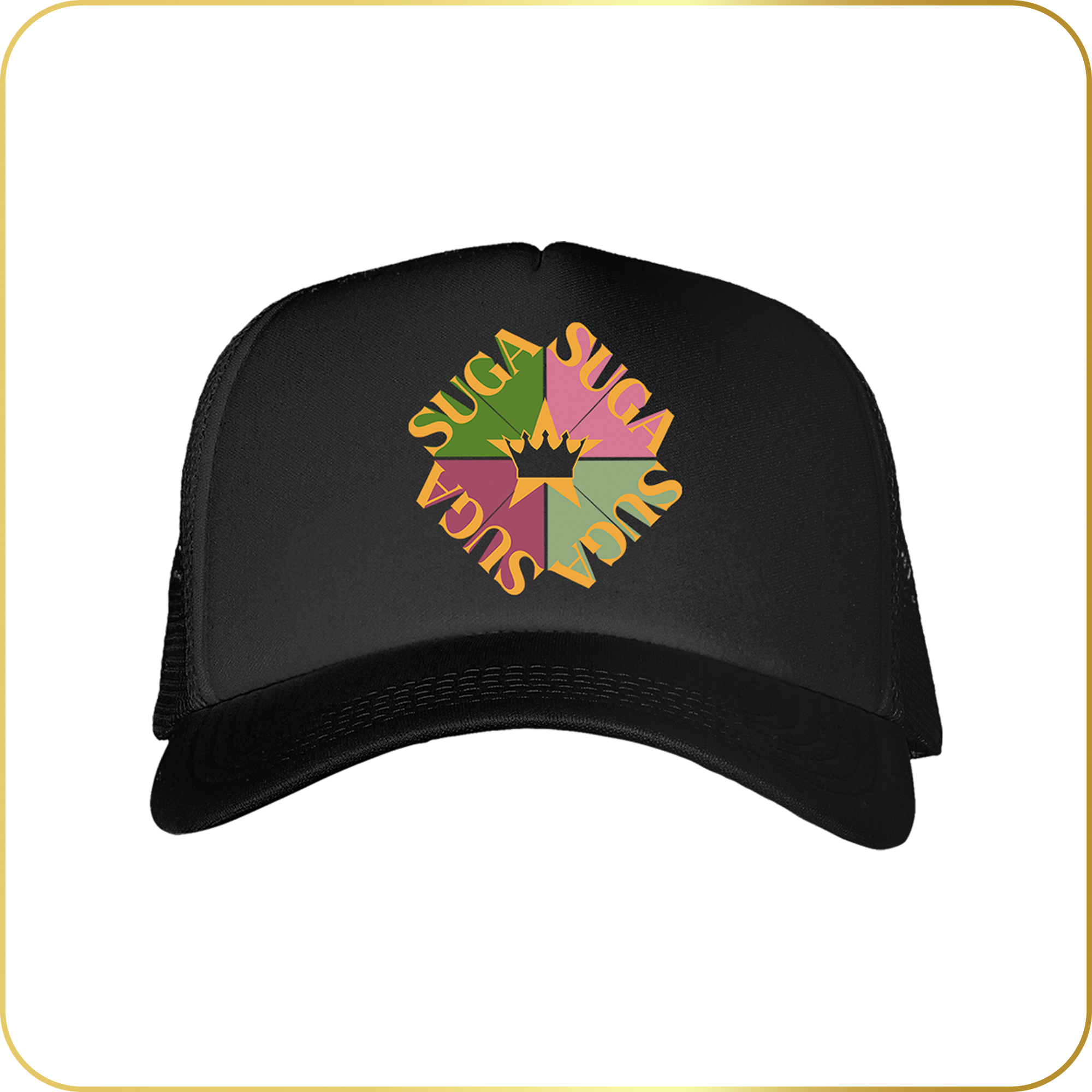 Champion Black Trucker Hat