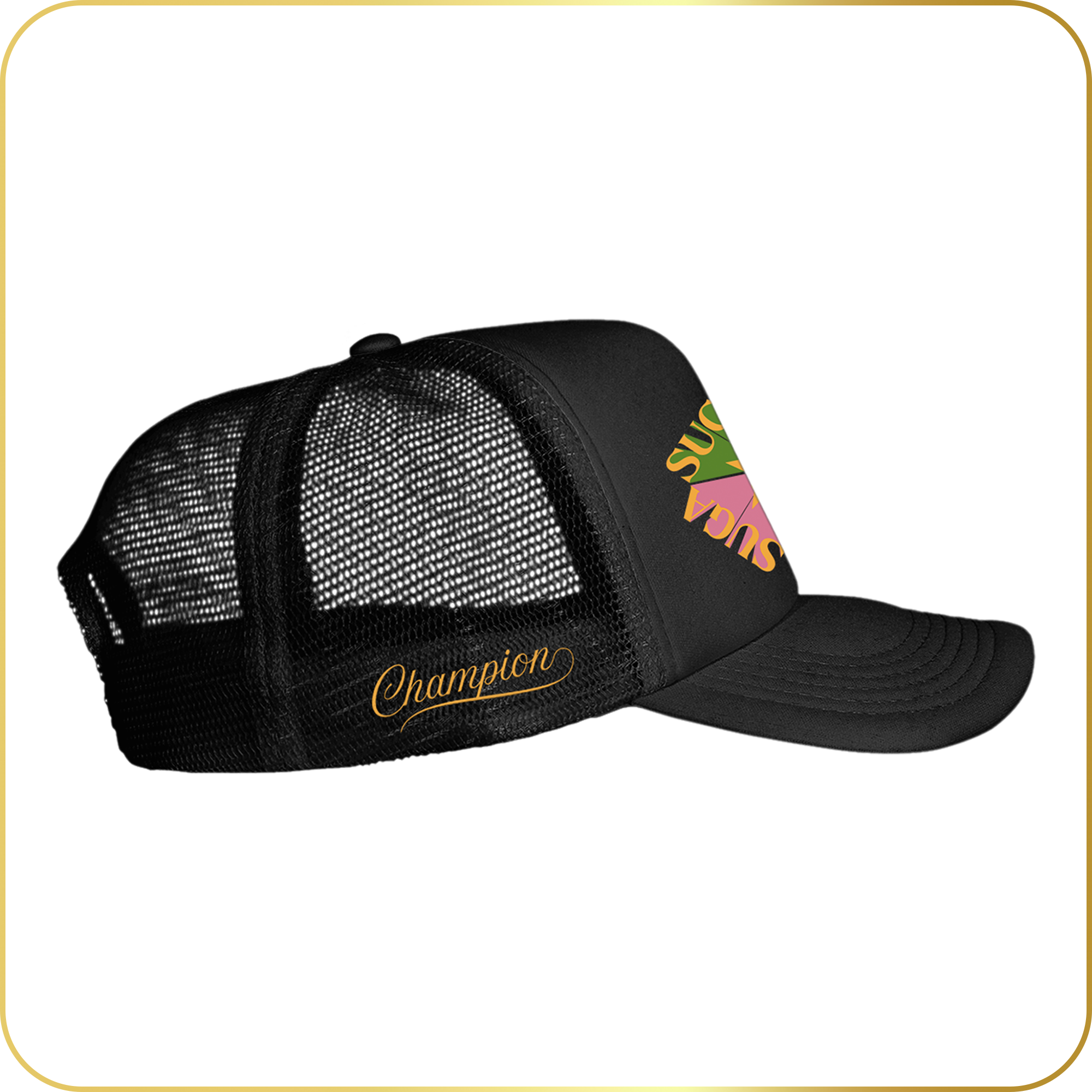 Champion trucker best sale hat