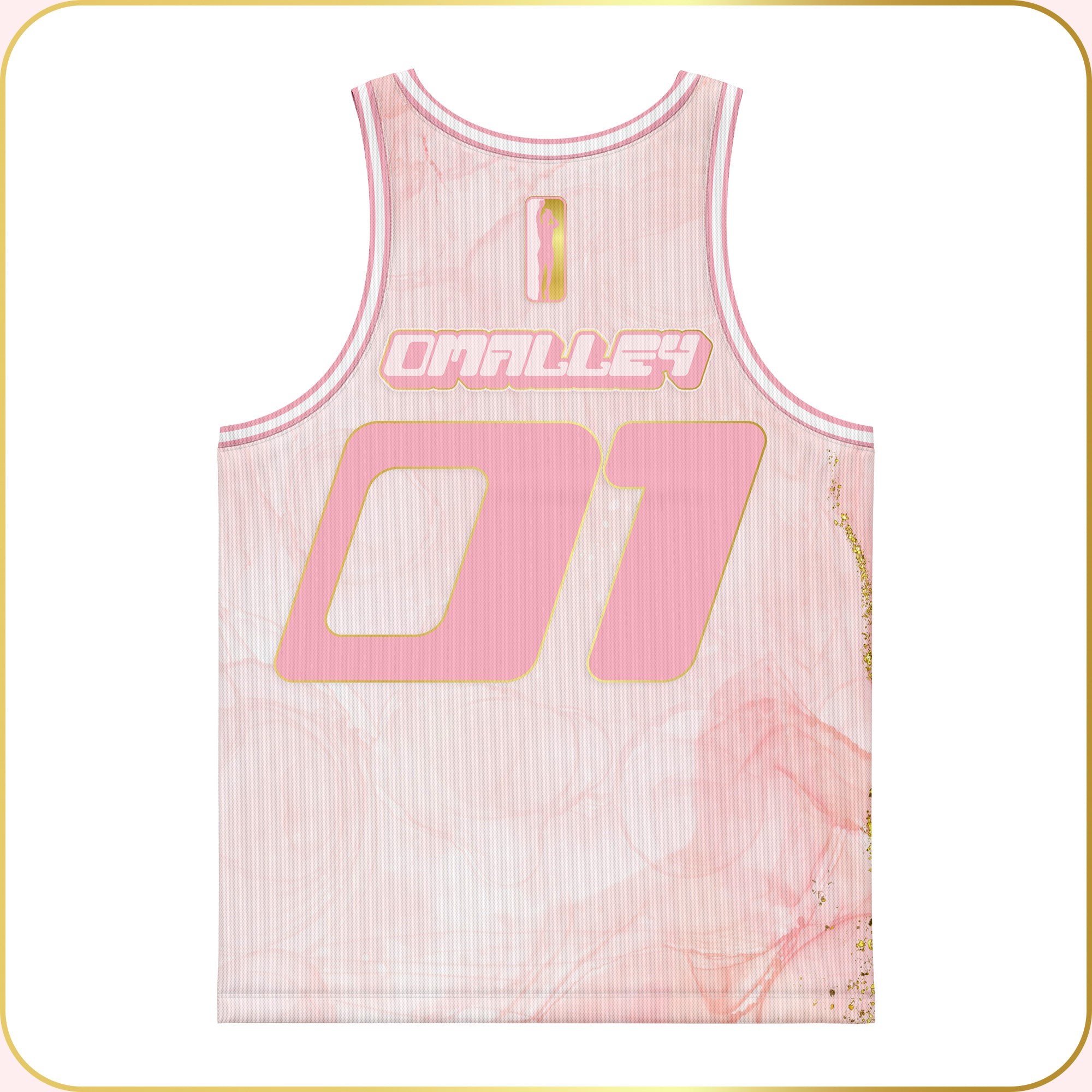 #1 Pink Marble Jersey