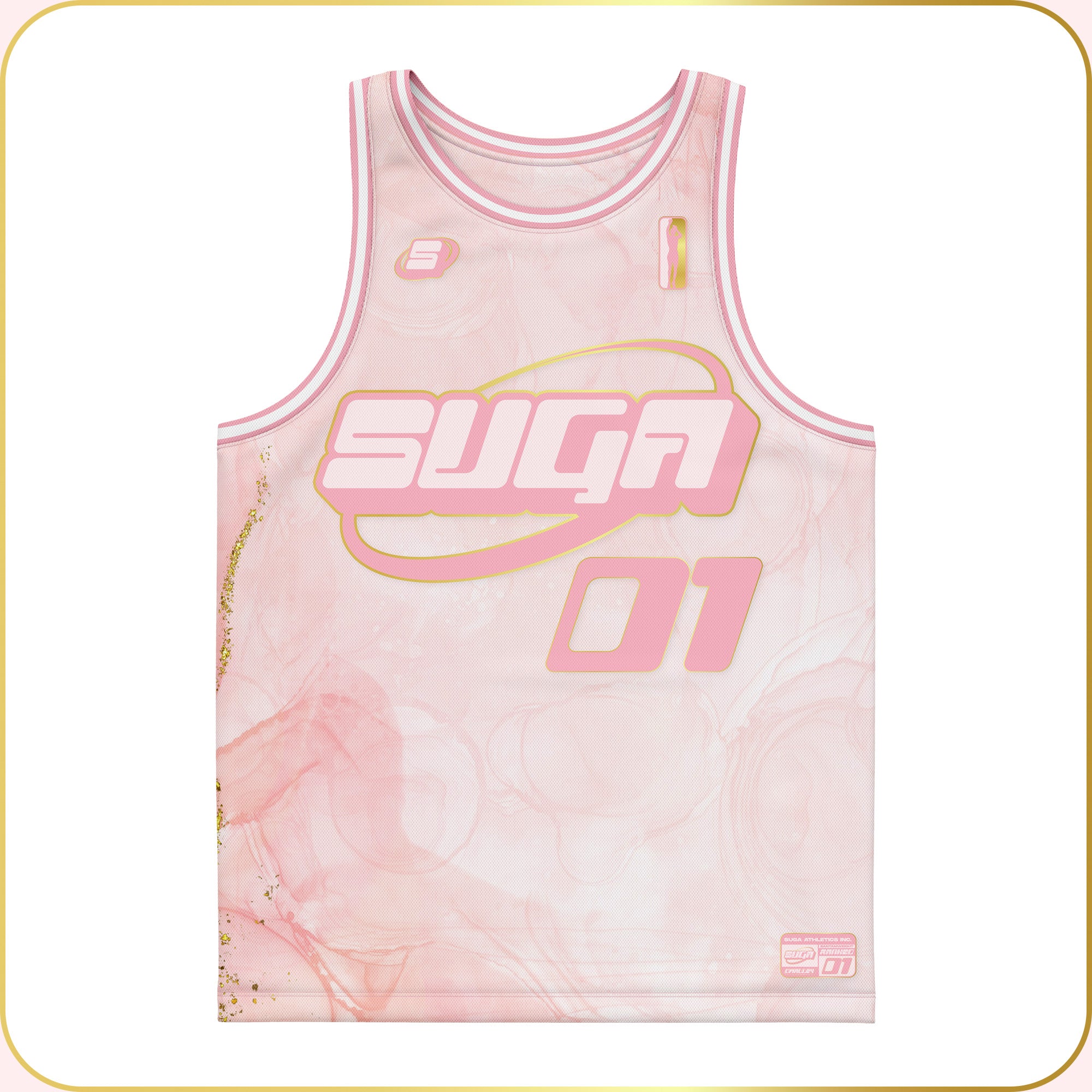 #1 Pink Marble Jersey