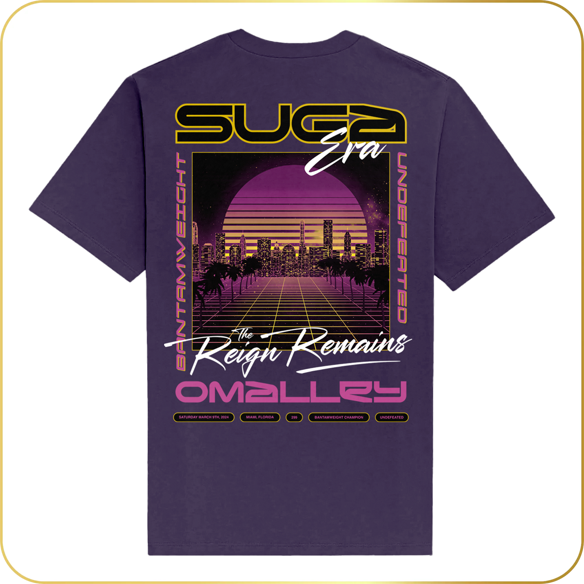 The Reign Remains Purple Tee