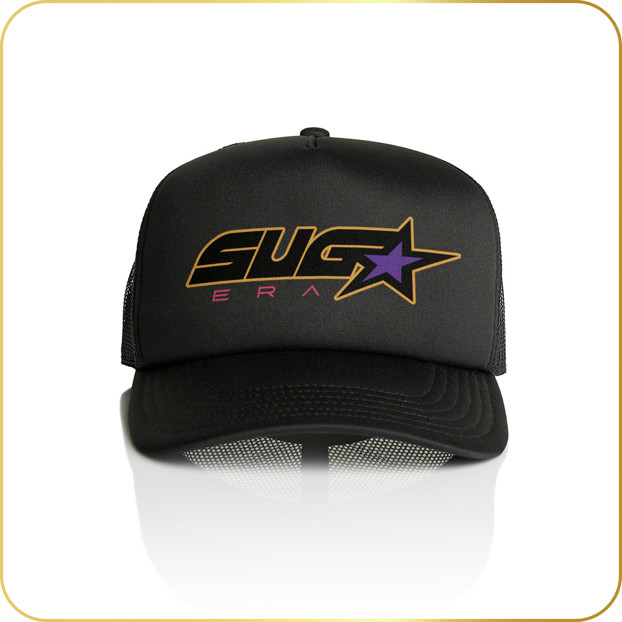 S1 Black Trucker Hat