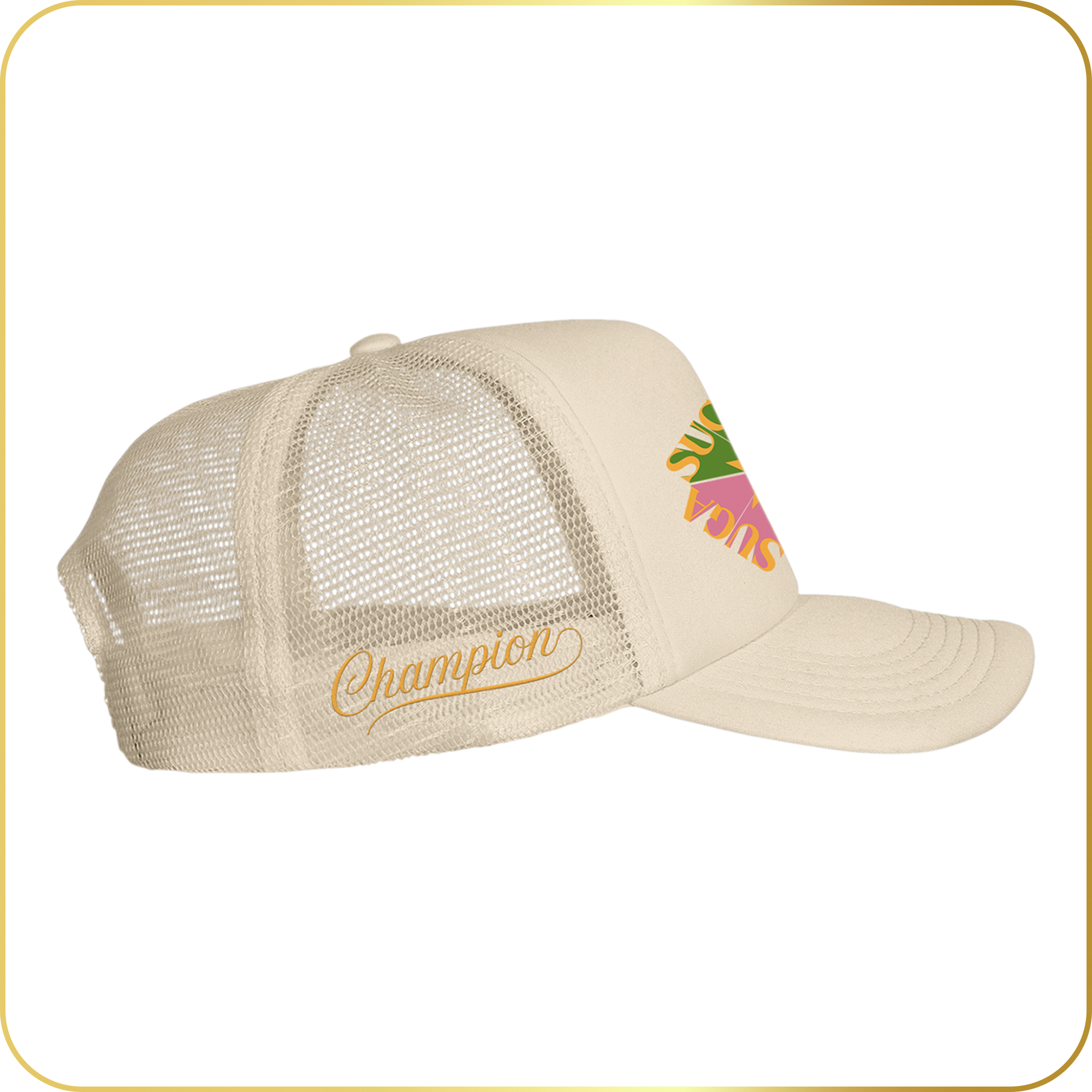 Champion Tan Trucker Hat