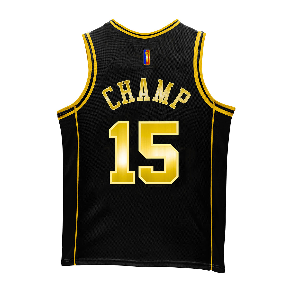 Unranked Gold/Black Jersey Back Design